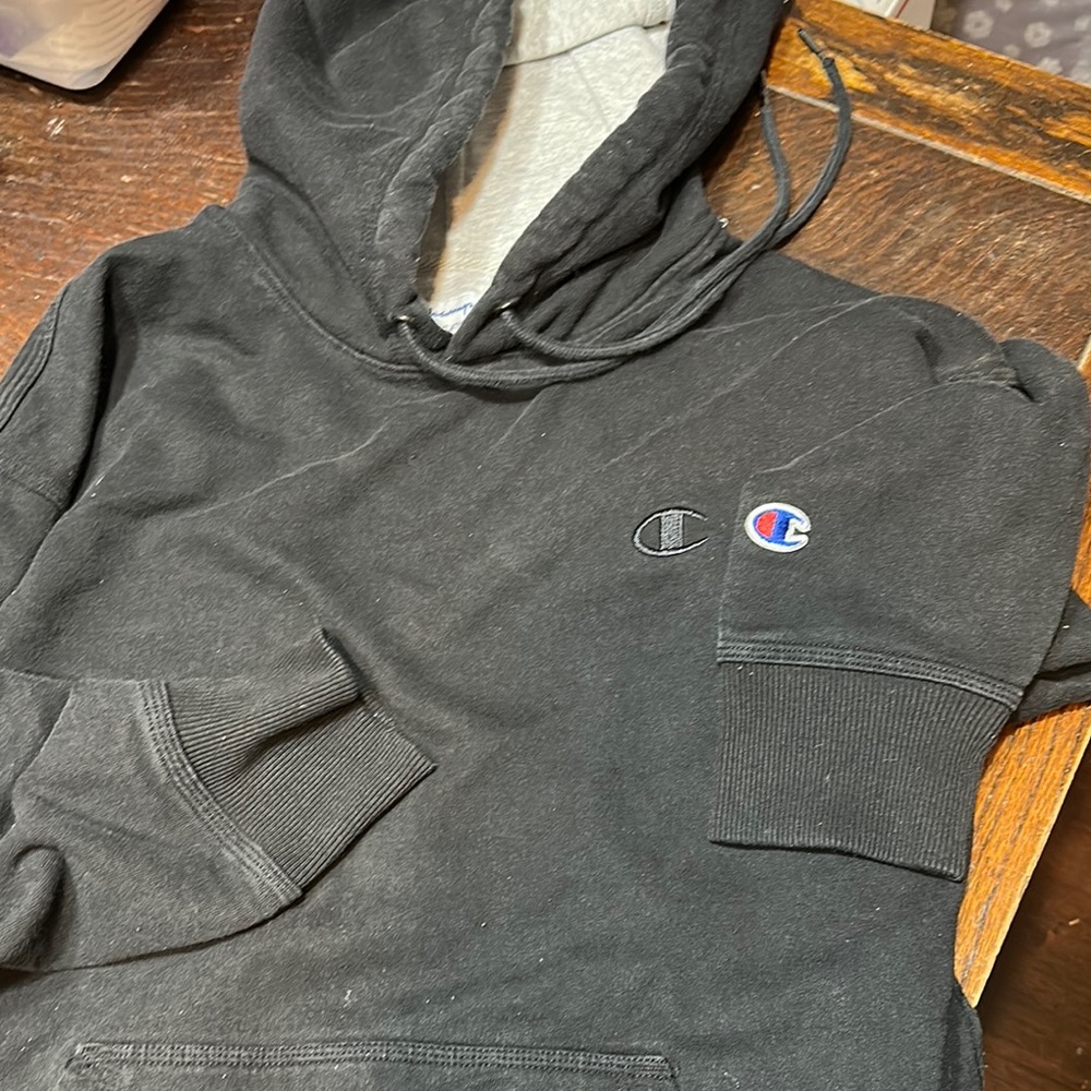 Champion Black Hoodie